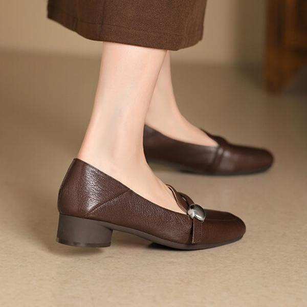 Handcrafted Luxury Leather Women's Shoes(Egupai8882995)