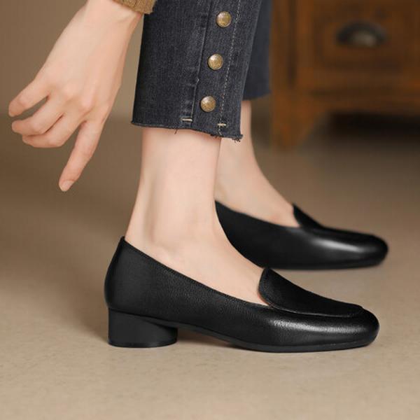 Luxurious Handmade Leather Women’s Shoes: Elegance Redefined(Egupai8882993)