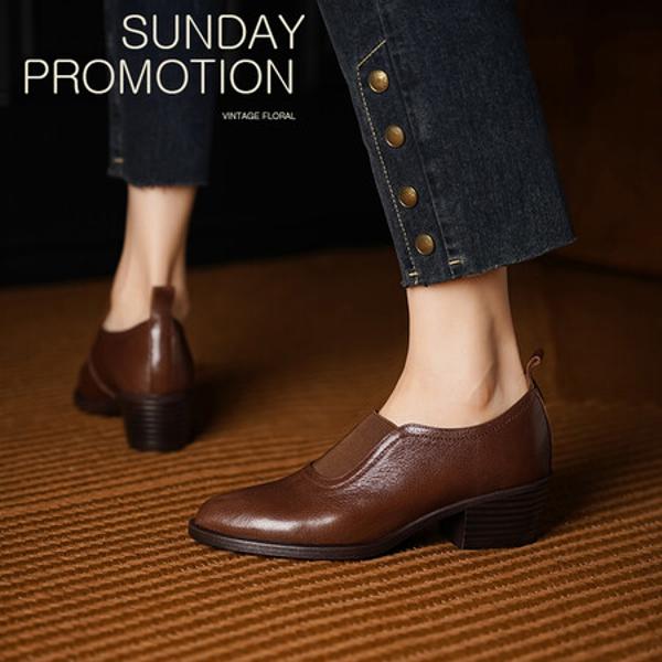 Handcrafted Luxury Leather Women's Shoes - Elegant Quality(Egupai8883005)