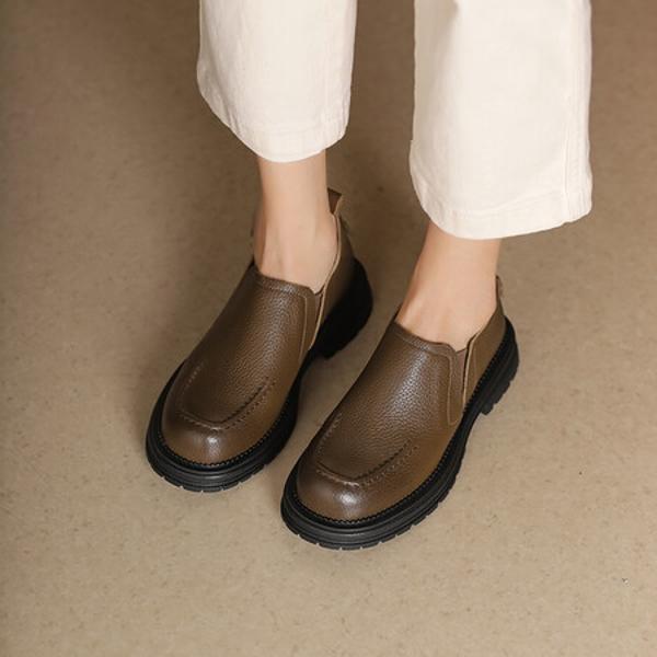 Handcrafted Luxury Leather Women's Shoes: Elegant Artistry & Quality(Egupai8883033)