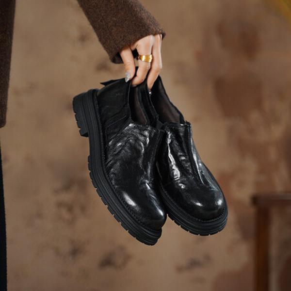 Crafted Luxury: Elegant Handmade Genuine Leather Women's Shoes(Egupai8881月-07)