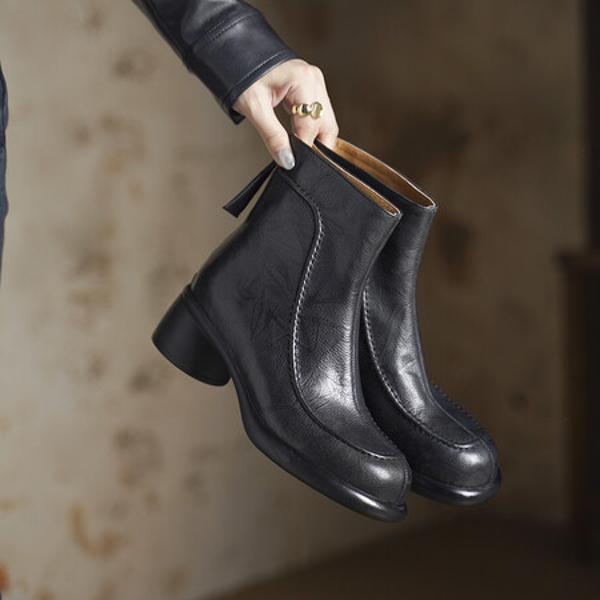 Handcrafted Luxurious Leather Women's Shoes(Egupai8883075)