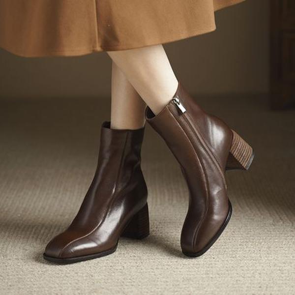 Elegant Handcrafted Leather Women’s Shoes - Luxurious Quality(Egupai8883077)