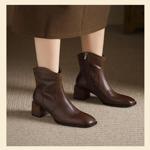Elegant Handmade Leather Women's Shoes: Luxurious Craftsmanship & Quality.(Egupai8883079)