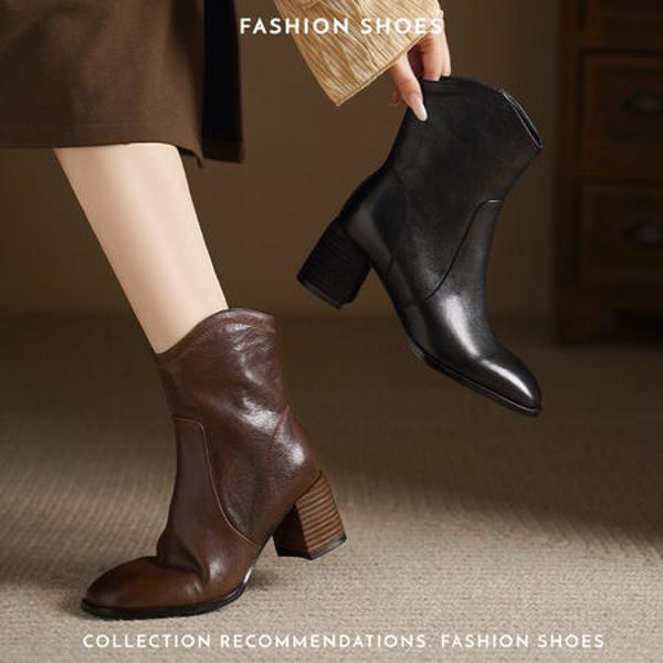 Elegant Handmade Leather Women's Shoes: Luxurious Craftsmanship & Quality.(Egupai8883079)