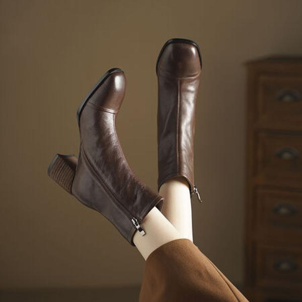 Handcrafted Genuine Leather Women's Shoes: Luxury, Elegance & Quality(Egupai8883080)