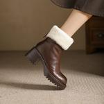 Elevate Elegance: Handcrafted Genuine Leather Women's Shoes(Egupai8883087)