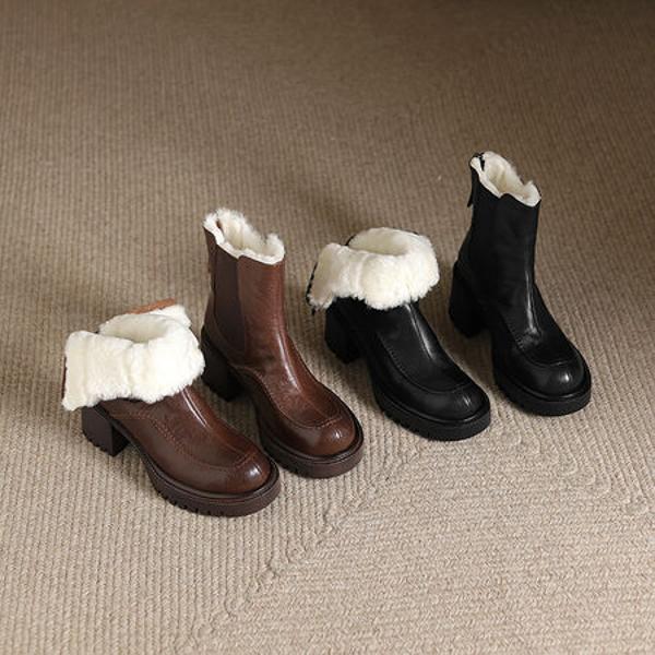 Luxury Handcrafted Genuine Leather Women’s Shoes: Elegance Redefined(Egupai8883085)