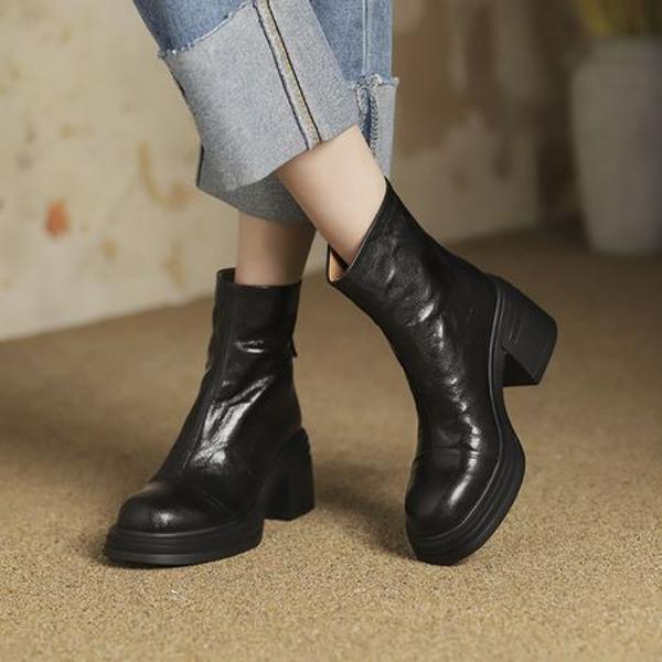 Elegant Handcrafted Leather Women’s Shoes of Luxury Quality(Egupai8883089)