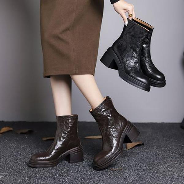 Elegant Handcrafted Leather Women’s Shoes of Luxury Quality(Egupai8883089)