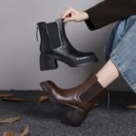 Handcrafted Genuine Leather Women's Shoes: Elegant Luxury with Superior Craftsmanship(Egupai8883091)