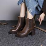 Handcrafted Genuine Leather Women's Shoes: Elegant Luxury with Superior Craftsmanship(Egupai8883091)