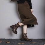 Elevate Your Style with Luxurious Handmade Genuine Leather Women's Shoes(Egupai8883090)