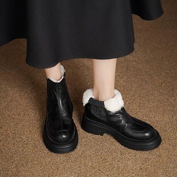 Elegantly Crafted Genuine Leather Handmade Women's Shoes(Egupai8883092)