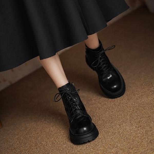 Handcrafted Leather Women's Shoes - Elegant Luxury Quality(Egupai8883095)