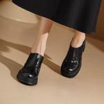 Handcrafted Leather Women’s Shoes: Luxurious Elegance(Egupai8883099)