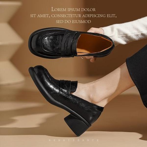 Handcrafted Genuine Leather Women’s Shoes - Luxurious Elegance(Egupai8883100)