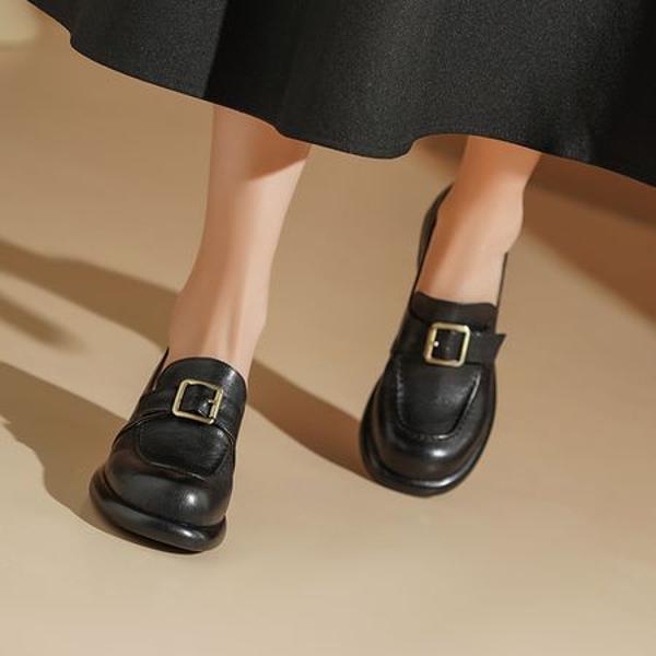 Exquisite Handcrafted Leather Women’s Shoes for Elegance(Egupai8883102)