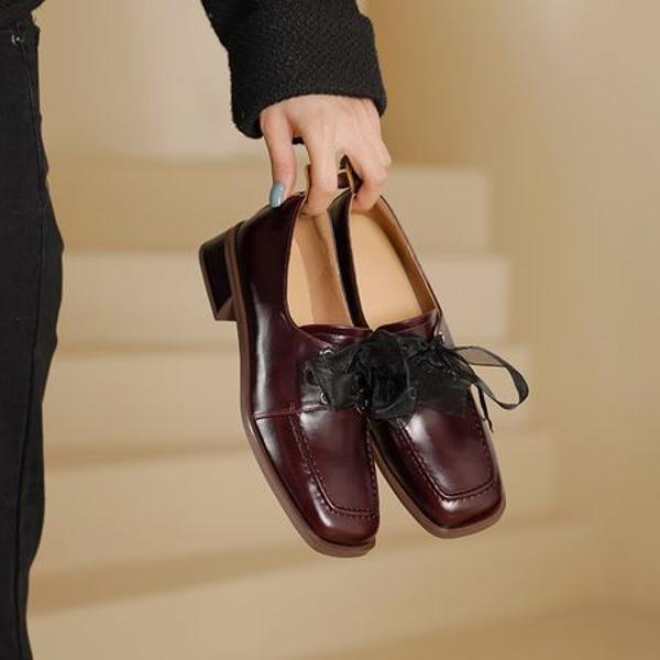 Exquisite Handcrafted Leather Women's Shoes: Where Luxury Meets Elegance(Egupai8883110)