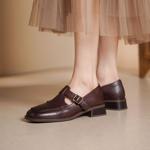 Handcrafted Genuine Leather Women's Shoes: Timeless Elegance & Luxury(Egupai8883109)