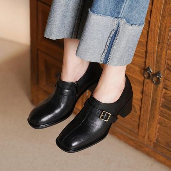 Handcrafted Luxury Leather Women's Shoes - Elegance Redefined(Egupai8883115)