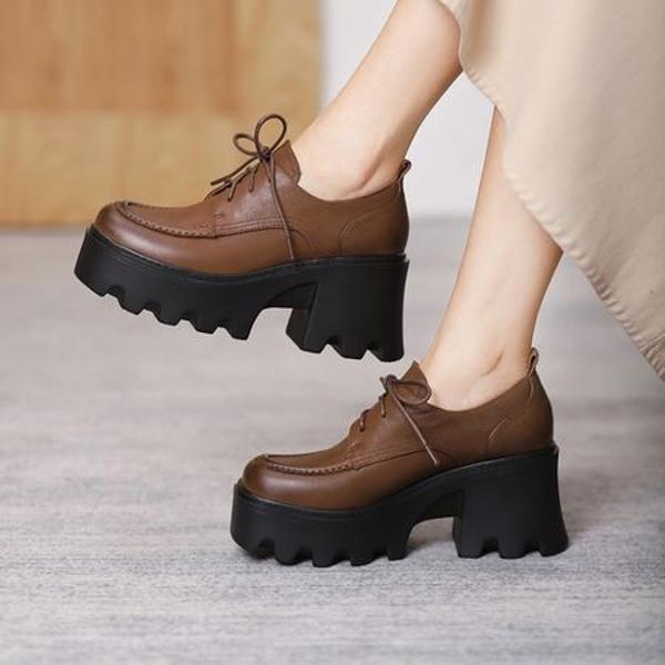 Exquisite Handmade Leather Women's Shoes: Luxury, Craftsmanship, Elegance(Egupai888G35-1)