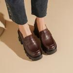 Luxury Handcrafted Genuine Leather Women's Shoes with Exquisite Craftsmanship(Egupai8883121)