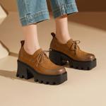 Handcrafted Genuine Leather Women's Shoes - Timeless Elegance and Luxurious Quality(Egupai8883125)