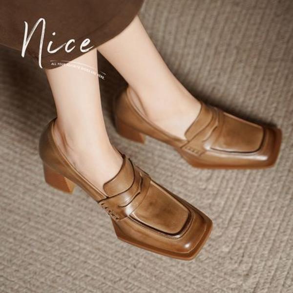 Luxurious Handcrafted Leather Women's Shoes(Egupai8883138)
