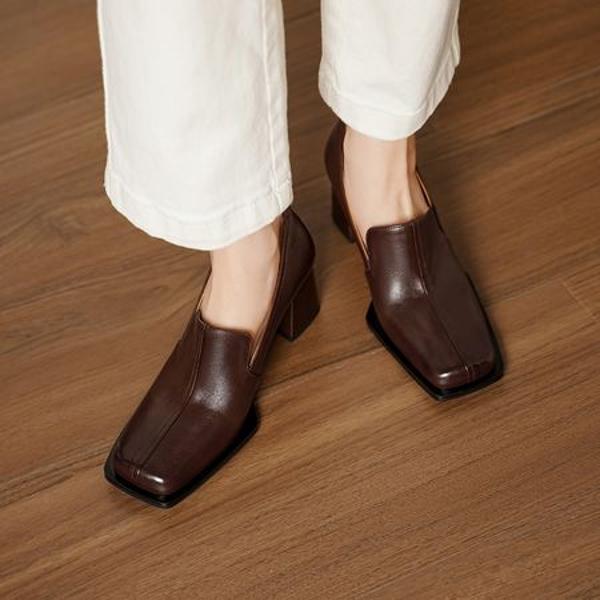 Handcrafted Leather Women's Shoes: Elegance Meets Luxury Quality(Egupai8883139)