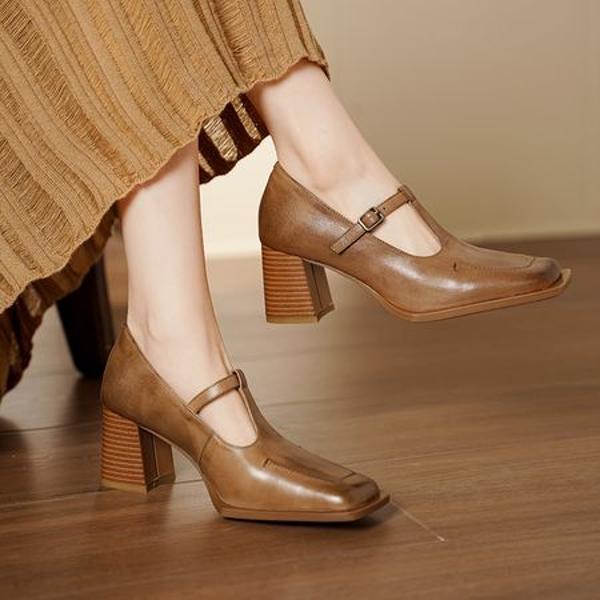 Handcrafted Luxury Leather Women's Shoes: Elegance in Every Detail(Egupai8883145)