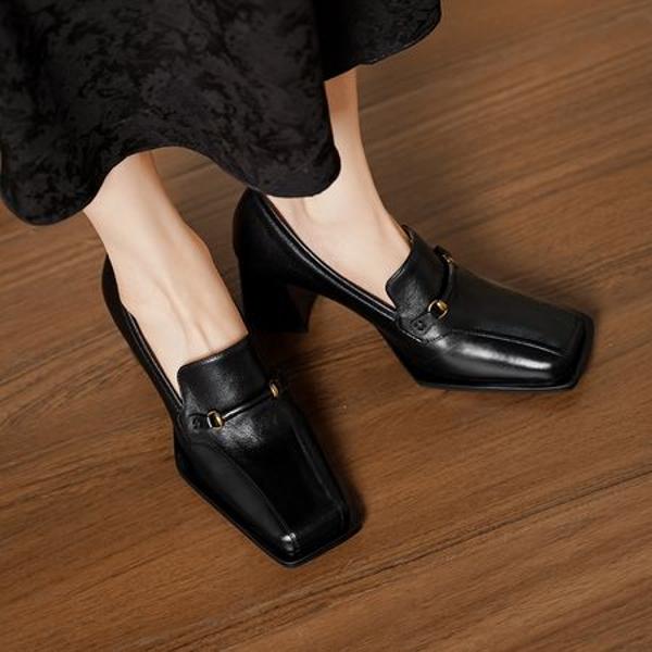 Elegantly Crafted Handmade Leather Women's Shoes of Luxury(Egupai8883143)