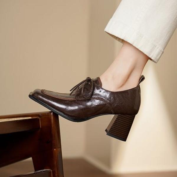 Handcrafted Luxury Leather Women’s Shoes - Timeless Elegance(Egupai8883140)