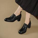 Elegant Handcrafted Genuine Leather Women's Shoes of Distinction(Egupai8883118)