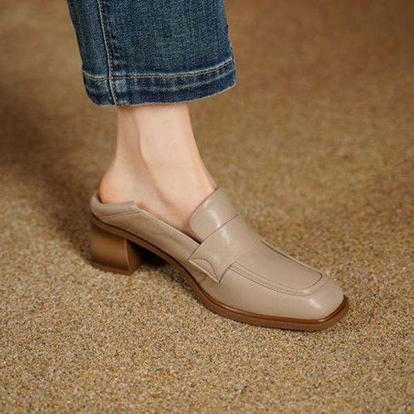 Handcrafted Luxury Leather Women's Shoes - Elegance Redefined(Egupai8883152)