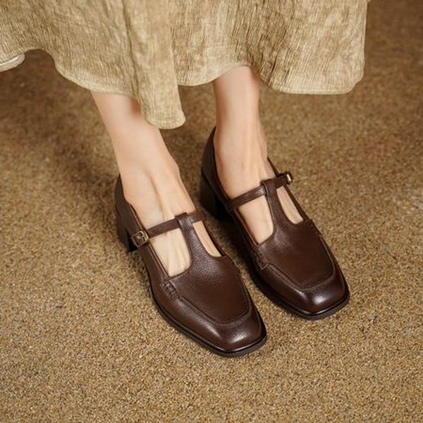 Handcrafted Leather Women's Shoes: Elegant Luxury Revealed(Egupai8883155)