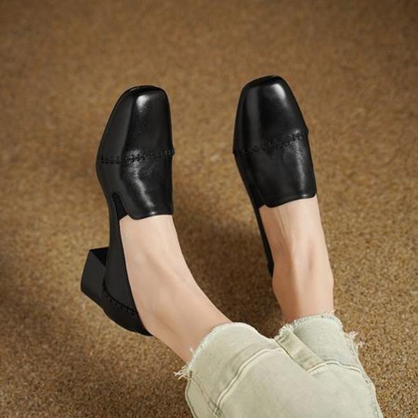 Handcrafted Luxury Leather Women's Shoes - Elegance in Every Stitch(Egupai8883146)