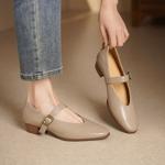 Handcrafted Luxury Leather Women’s Shoes for Elegance(Egupai8883148)