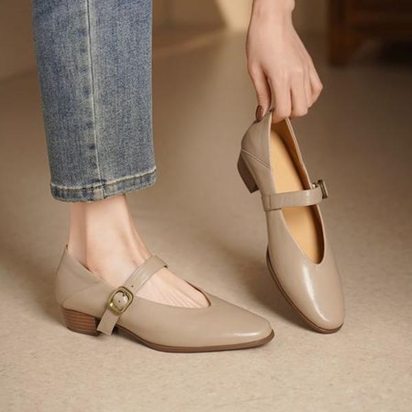 Handcrafted Luxury Leather Women’s Shoes for Elegance(Egupai8883148)