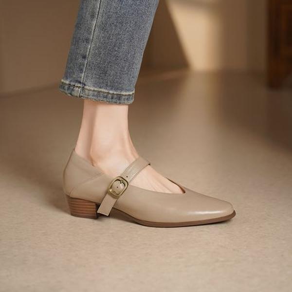 Handcrafted Luxury Leather Women’s Shoes for Elegance(Egupai8883148)