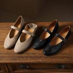 Handcrafted Luxury Leather Women’s Shoes for Elegance(Egupai8883148)