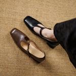 Elegant Handcrafted Genuine Leather Women's Shoes - Luxurious Artistry, Timeless Quality(Egupai8888月-63)