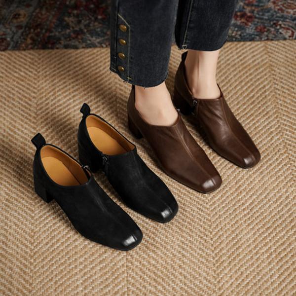 Handcrafted Luxurious Leather Women's Shoes - Elegance Redefined(Egupai8883161)