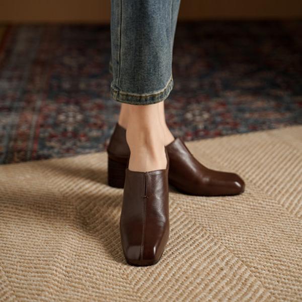 Elegant Handcrafted Leather Women's Shoes - Luxurious Quality(Egupai8883160)