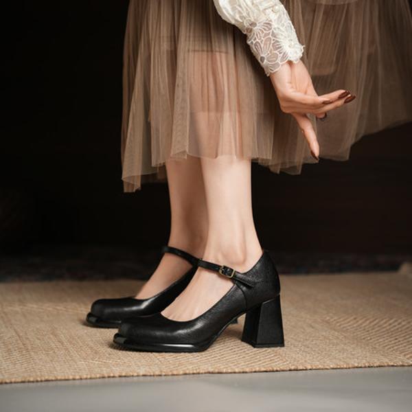 Elegant Luxury Handcrafted Genuine Leather Women's Shoes(Egupai8883170)