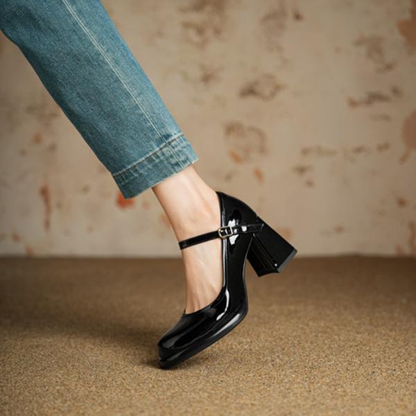 Handcrafted Leather Women's Shoes: Elegance Redefined(Egupai8883167)