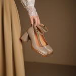 Elegant Handcrafted Genuine Leather Women's Shoes(Egupai8883169)