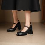 Luxurious Handcrafted Leather Women's Shoes for Elegant Style(Egupai8883166)