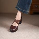 Luxurious Handcrafted Leather Women's Shoes: Unmatched Elegance and Quality(Egupai8883180)