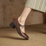 Handcrafted Luxury Genuine Leather Women's Shoes(Egupai8883181)